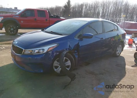 2017 Kia Forte Lx из США, поврежденный, VIN 3KPFK4A76HE149989